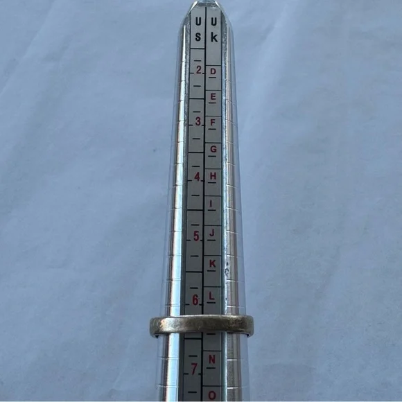 Vintage Southwestern Navajo Turquoise Ring Sterling Silver Signed US Size 6.25 - Picture 9 of 9